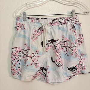 Ollie Floral Off White Shorts by Empyre